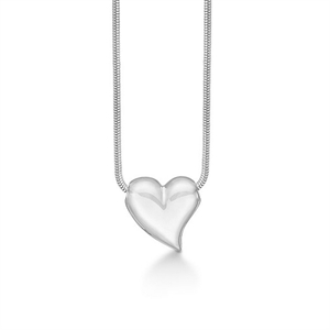 Halskette mit Herz-Anhänger | Randers Silber RS 122907G